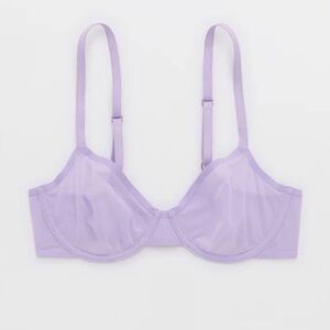 Aerie SMOOTHEZ Mesh Unlined Bra 34b